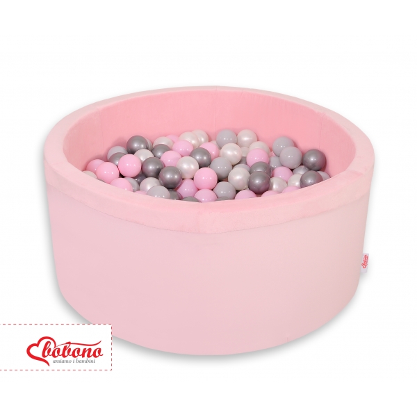 Bällebad Rosa mit Bällen