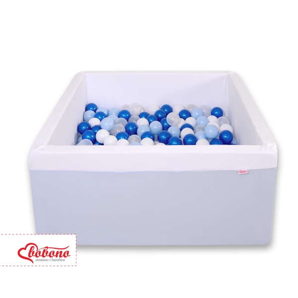 Bällebad minky mit Bällen 200st - blau