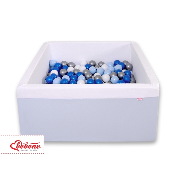 Bällebad minky mit Bällen 200st - blau
