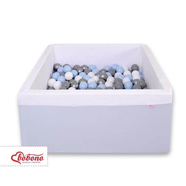 Bällebad minky mit Bällen 200st - blau