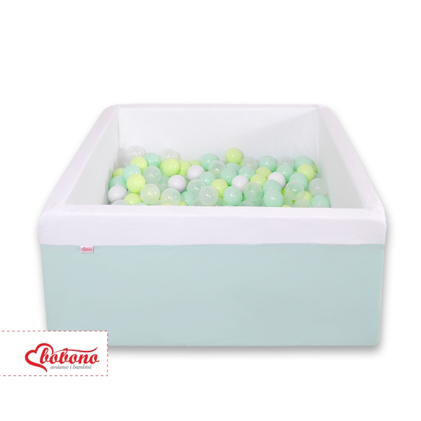 Bällebad minky mit Bällen 200st - minze