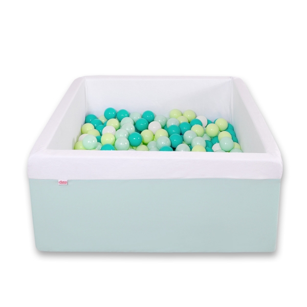 Bällebad minky mit Bällen 200st - minze