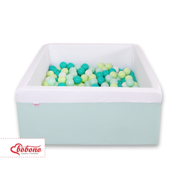 Bällebad minky mit Bällen 200st - minze