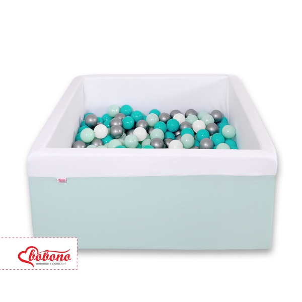 Bällebad minky mit Bällen 200st - minze