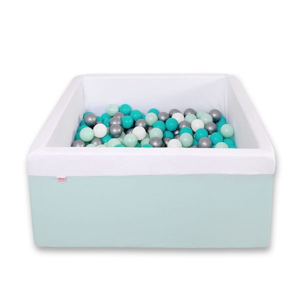 Bällebad minky mit Bällen 200st - minze