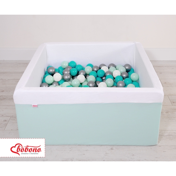 Bällebad minky mit Bällen 200st - minze