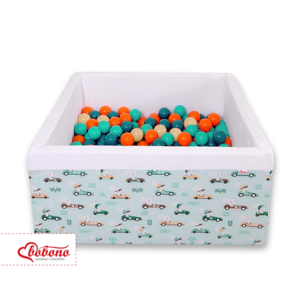 Bällebad minky mit Bällen 200st - minze Hazen