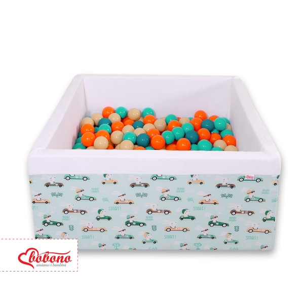 Bällebad minky mit Bällen 200st - minze Hazen