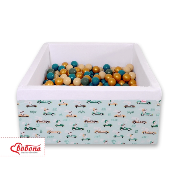 Bällebad minky mit Bällen 200st - minze Hazen