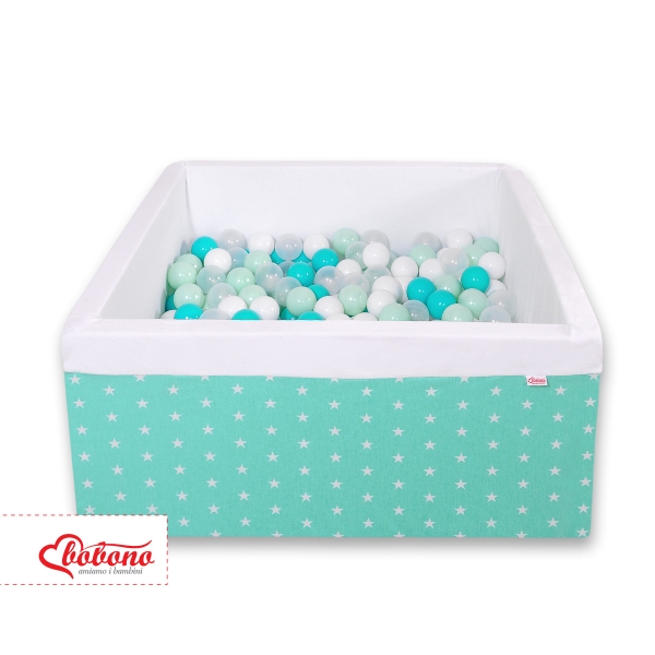 Bällebad minky mit Bällen 200st - minze Sternchen