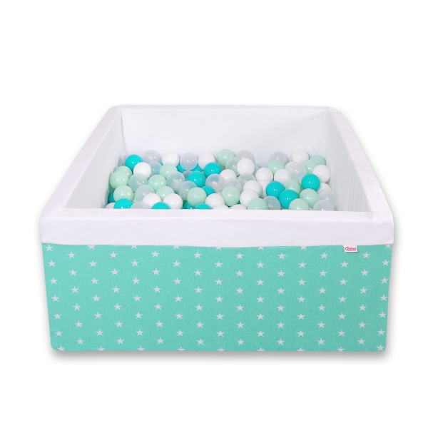 Bällebad minky mit Bällen 200st - minze Sternchen
