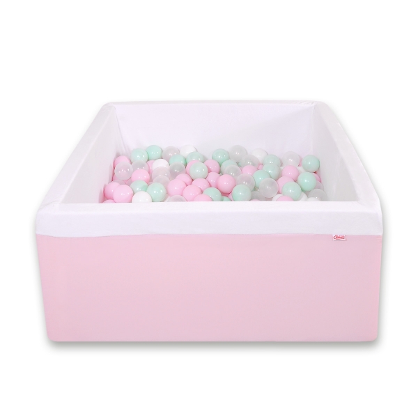 Bällebad minky mit Bällen 200st - rosa