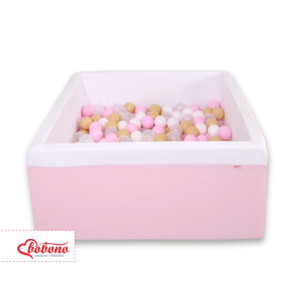 Bällebad minky mit Bällen 200st - rosa