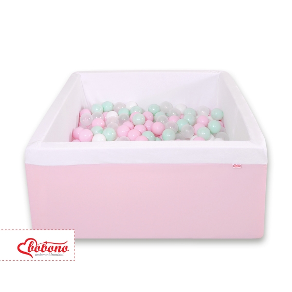 Bällebad minky mit Bällen 200st - rosa