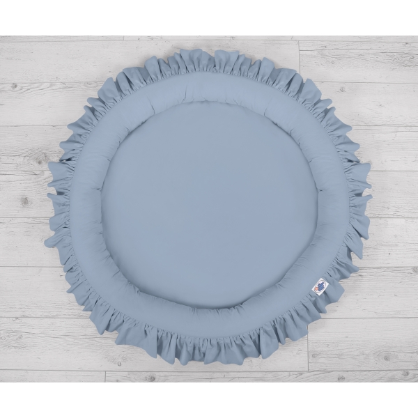 Betthimmel für Jungs + Rüschennestchen- pastellblau