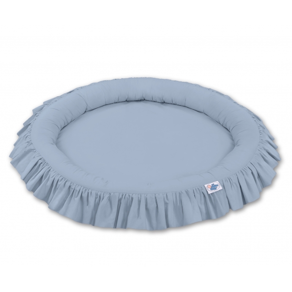 Betthimmel für Jungs + Rüschennestchen- pastellblau