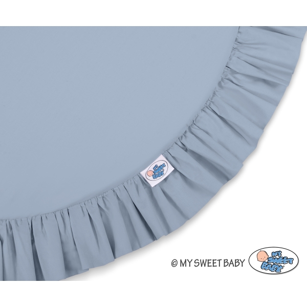 Betthimmel für Kinderzimmer mit Spielmatte- pastellblue