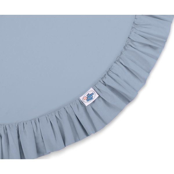 Betthimmel für Kinderzimmer mit Spielmatte- pastellblue