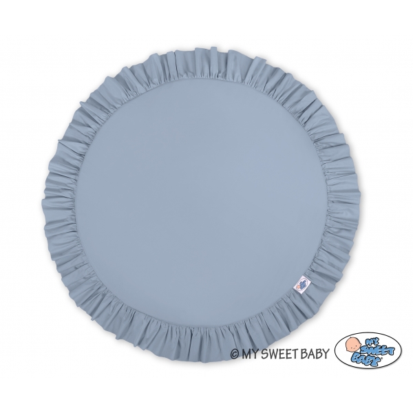 Betthimmel für Kinderzimmer mit Spielmatte- pastellblue