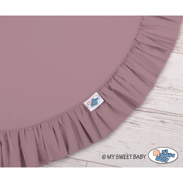 Betthimmel Kinderzimmer mit Spielmatte- pastellviolett