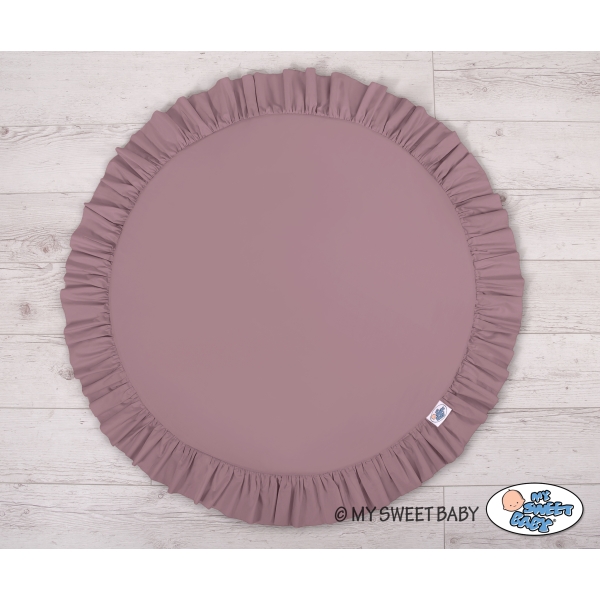 Betthimmel Kinderzimmer mit Spielmatte- pastellviolett