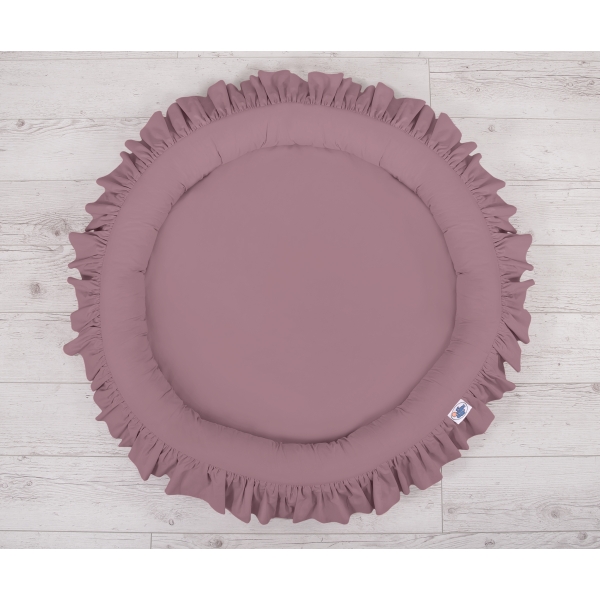 Betthimmel Kinderzimmer + Rüschennestchen- pastellviolett
