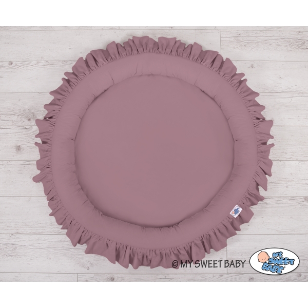 Betthimmel Kinderzimmer + Rüschennestchen- pastellviolett