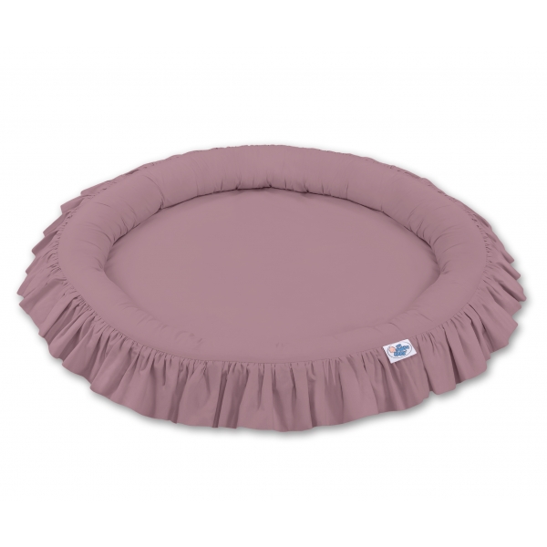 Betthimmel Kinderzimmer + Rüschennestchen- pastellviolett