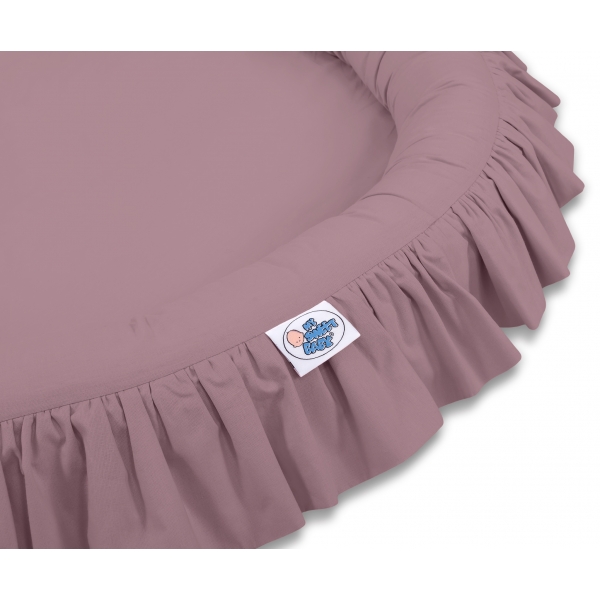 Betthimmel Kinderzimmer + Rüschennestchen- pastellviolett