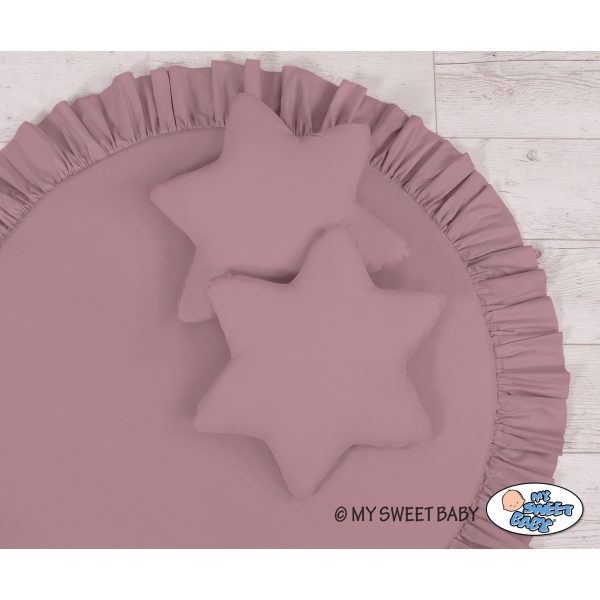 Betthimmel mit Spielmatte und Kissen - pastellviolett