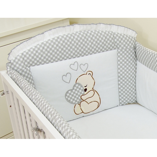 Bettumrandung für ganzes Babybett 140x70 cm