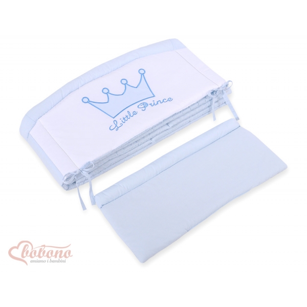 Bettumrandung Babybett XXL- Little Prince/Princess blau