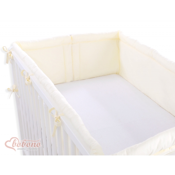 Baby Bettumrandung Babybett XXL- Little Prince/Princess creme