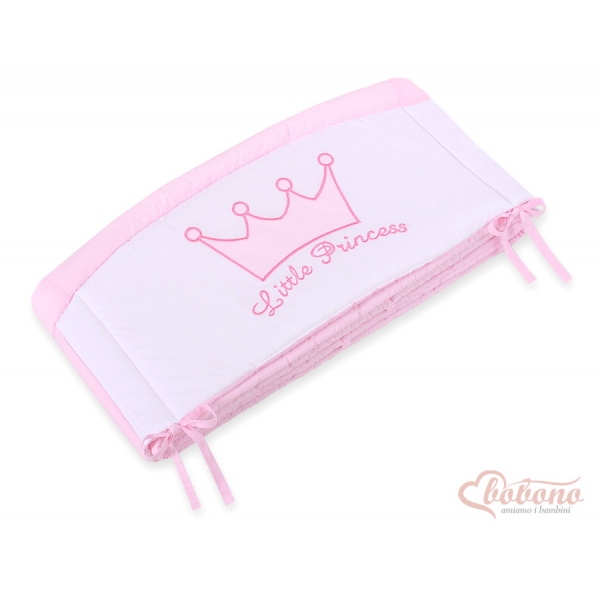 Bettumrandung Babybett XXL- Little Prince/Princess rosa
