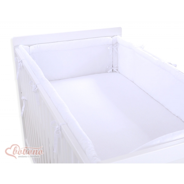 Baby Bettumrandung XXL Babybett - Little Prince/Princess weiss