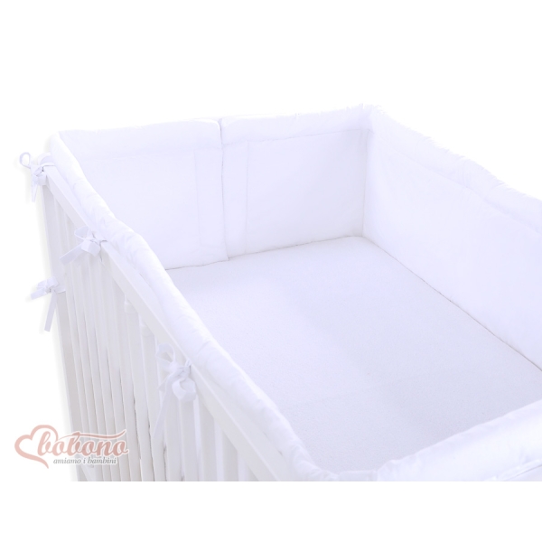 Baby Bettumrandung XXL Babybett - Little Prince/Princess weiss