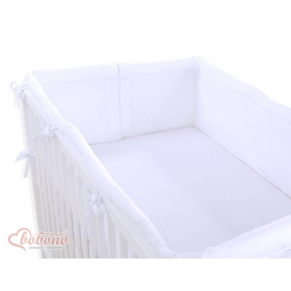 Baby Bettumrandung XXL Babybett - Little Prince/Princess weiss