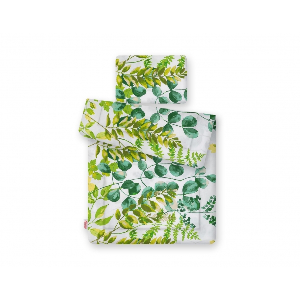 Baby Bettwäsche Set 2-tlg 75x100m - Eukalyptus