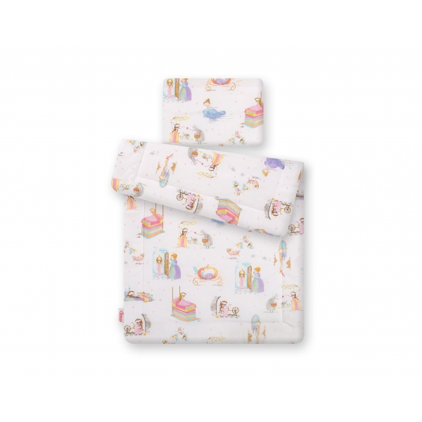 Baby Bettwäsche Set 2-tlg 75x100m - Märchenprinzessin