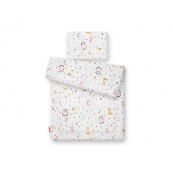 Baby Bettwäsche Set 2-tlg 75x100m - Wald Delikatesse