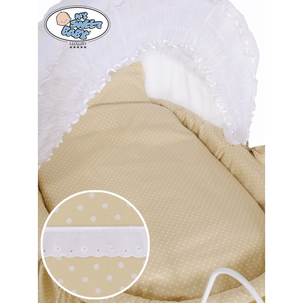 Bettwäsche Set 2-tlg für Stubenwagen Jasmine 2100-916 oder 72100-916
