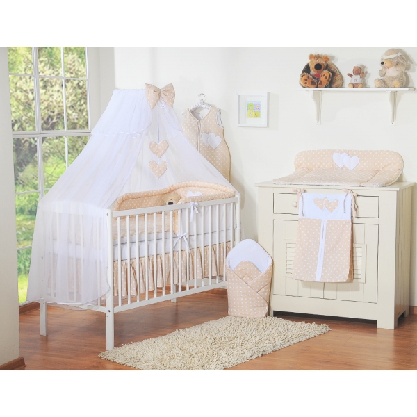 Babybett Moskitonetz und Bettumrandung Set