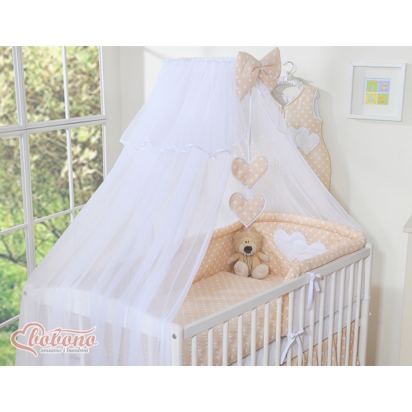 Babybett Moskitonetz und Nestchen Set