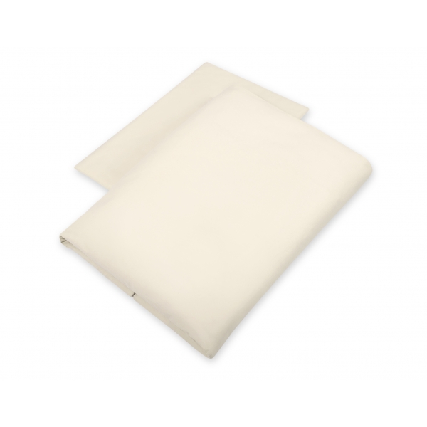 Bettwäsche Set für Babybett 2-tlg - creme