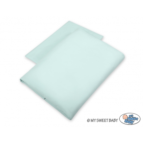 Babybett  Bettwäsche Set für Babybett 2-tlg - minze