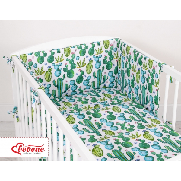 Bettwäsche Set für Babybett 3-tlg - Kaktus