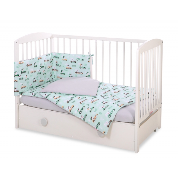 Bettwäsche für Babybett Hasen