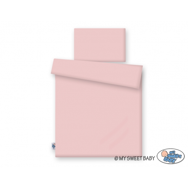 Babybett Bettwäsche Set für Babys 2-tlg - alt rosa