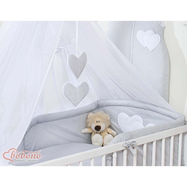 Baby Bettwäsche 100x135 cm mit Moskitonetz 10 teilig