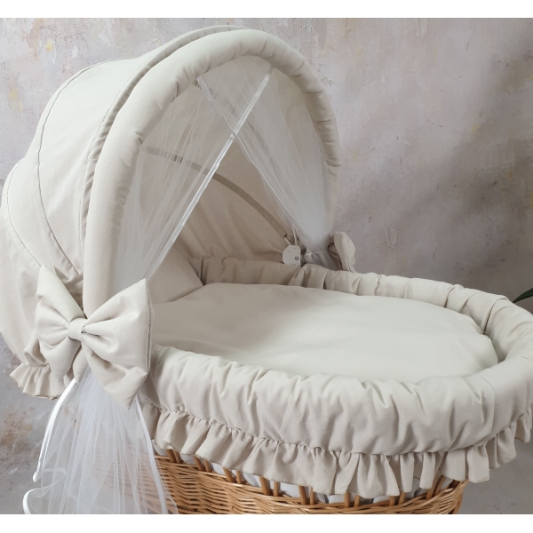 Bezug Ausstattung mit Haube Babykorb